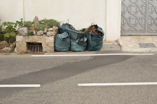 House clearance professionals working in a Fitzrovia home